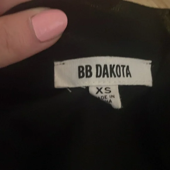Bb Dakota chiffon black dress - Picture 2 of 3